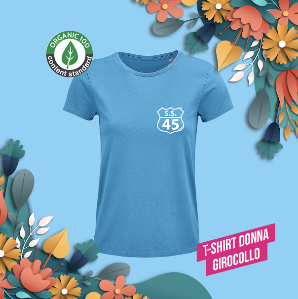t shirt donna cotone organico